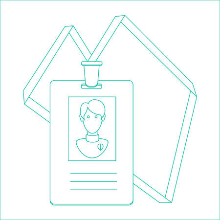 identity card of the personのイラスト素材