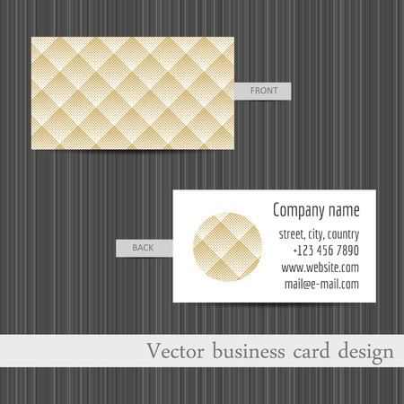 Vector set of business cards templates abstract backgroundのイラスト素材