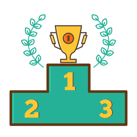 Trophy Cup, Prize Cup - the first placeのイラスト素材