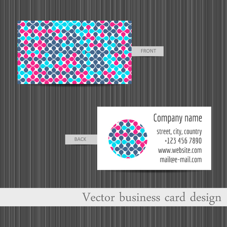 set of business cards templates abstract backgroundのイラスト素材
