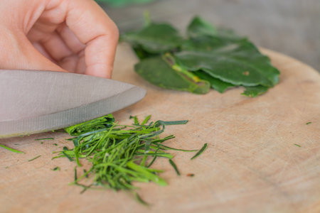 Bergamot is an ingredient in many foodsの写真素材