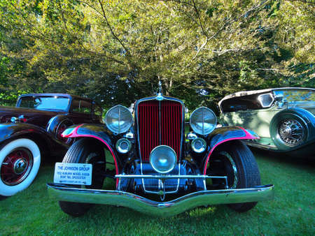 Vancouver BC, Canada - June 7, 2013. Luxury Cars, large antique collector and hot modern car event in Vancouver BCのeditorial素材