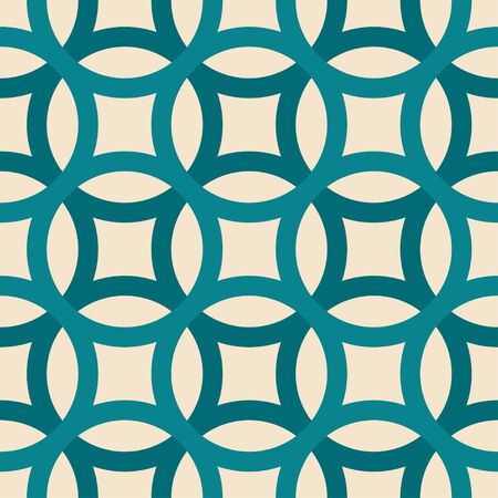 Big circles crossed seamless pattern blueのイラスト素材