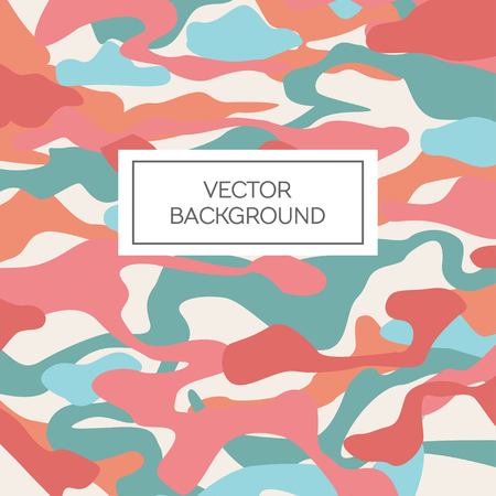 Liquid paint camouflage vector pattern abstract backgroundのイラスト素材