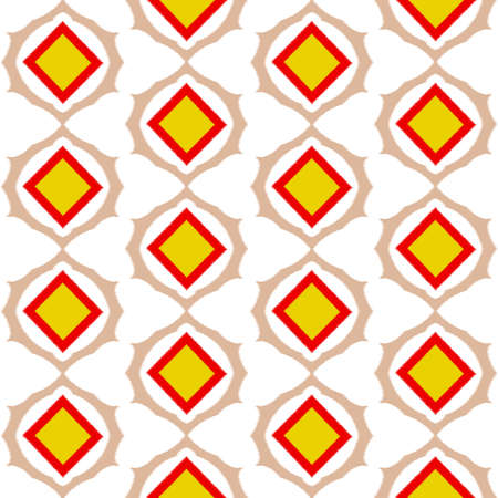 Beautiful and Embelished geometrical and ikat patternの写真素材