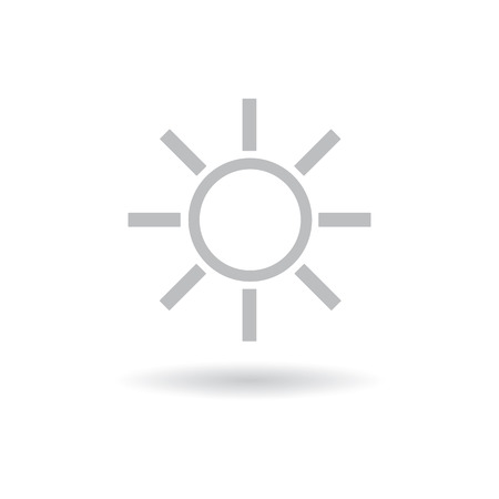 sun vector iconのイラスト素材