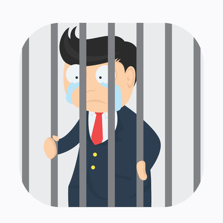 businessman cartoon character vectorのイラスト素材