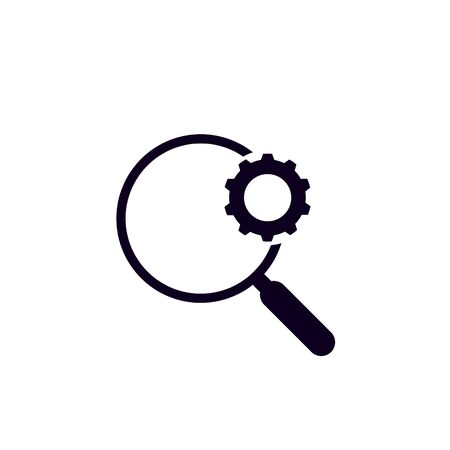 Search Engine Optimisation Icon zoom.Check the work.の写真素材