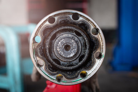 Maintenance CV Joint for transmission drive propeller shaft, Driveshaft Prop Shaft, CV style drive shaftの写真素材