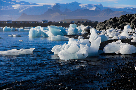 Ice beach in Iceland