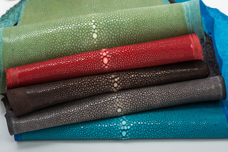 Stingray leather color perfect for any useの写真素材
