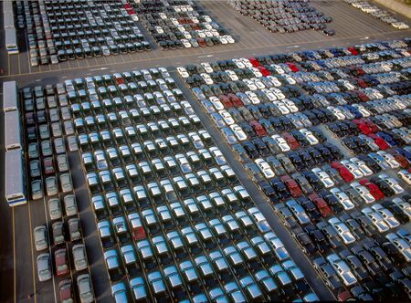 The Shipping containers from Portのeditorial素材