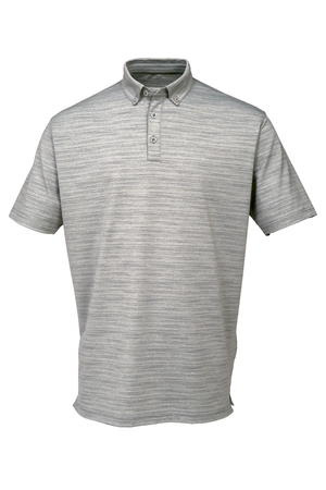 Grey tee shirt for man or woman on white backgroundの写真素材