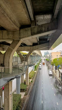 View of the expressway in Bangkok.