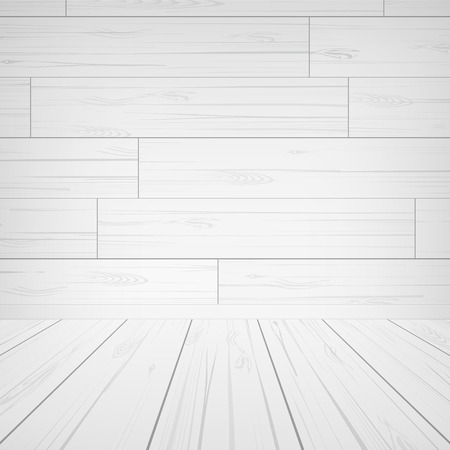White wood pattern and texture for background. Vector illustration.のイラスト素材