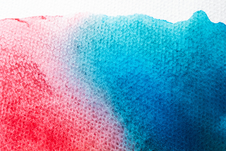 Watercolor art hand paint on white watercolor texture background. Abstract watercolor freehand brushes for background.の写真素材