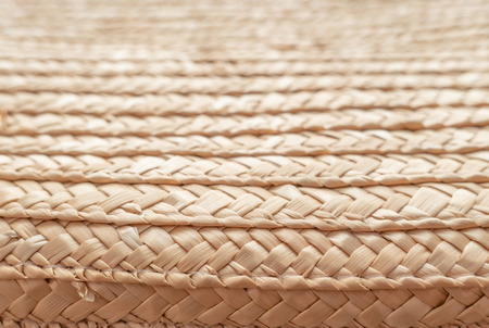 Close up wicker basket texture for use as background . Woven basket pattern and texture.の写真素材