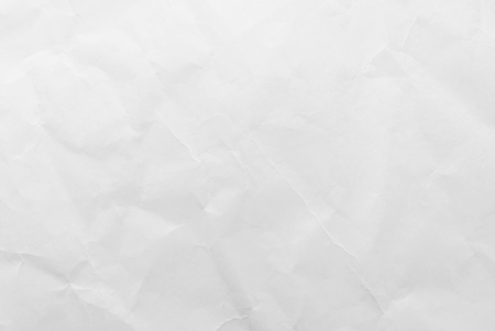 White crumpled paper texture background. Close-up image.の写真素材