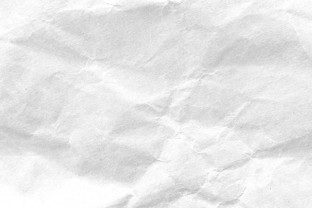 White crumpled paper texture background. Close-up image.の写真素材