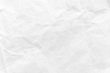 White crumpled paper texture background. Close-up image.の写真素材