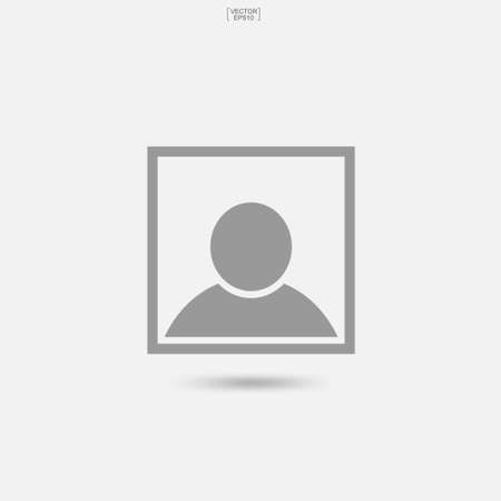 Photo icon or picture icon. Image sign and symbol. Vector illustration.のイラスト素材