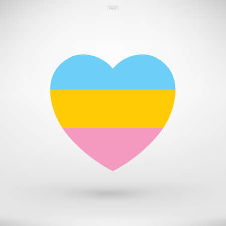 Heart sign and symbol for Valentine's Day. Heart shape for decorative card, website, template design, postcard, advertising, mobile application. Vector illustration.のイラスト素材
