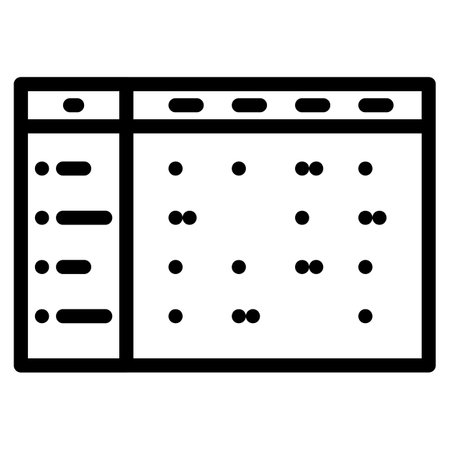 Soccer score table icon. Abstract sign and symbol for template design. Vector illustration.のイラスト素材