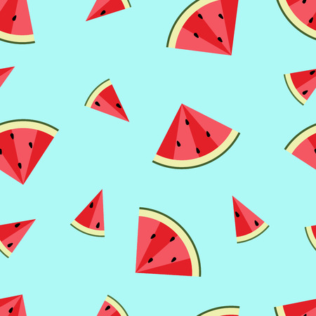 Watermelon pattern. Vector eps 10