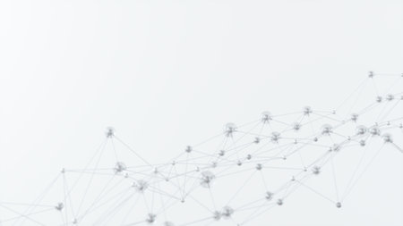 Digital background.Social network concept. 3D Renderの写真素材