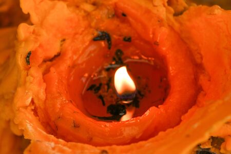 The candle lightの写真素材