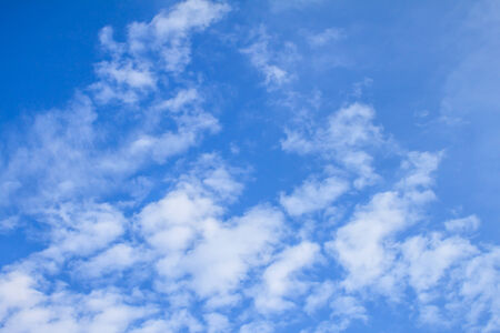 Blue sky and cloudの写真素材