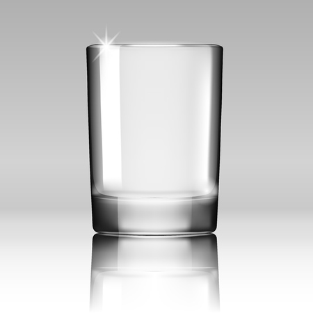 Transparent Realistic Glassのイラスト素材