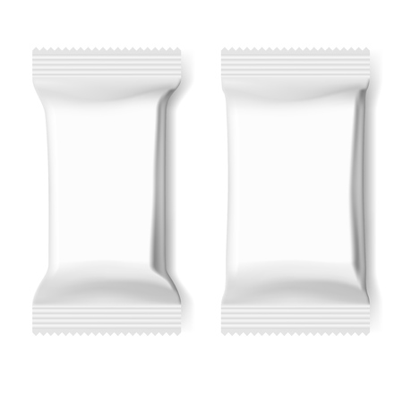 Realistic Flow Pack Top View. EPS10 Vectorのイラスト素材