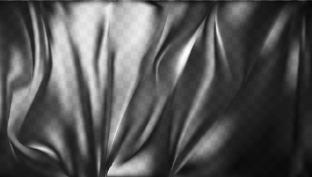 Transparent Light Polyethylene Plastic Warp. Eps10 Vectorのイラスト素材