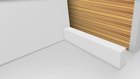 3D View Of A Office Reception Desk. Ready For Branding. EPS10 Vectorのイラスト素材