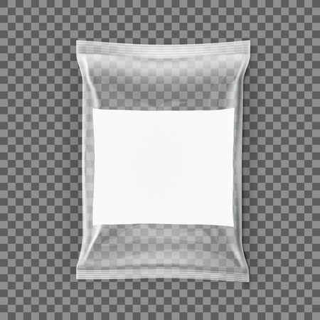 Simple Blank Doy Pack And Pillow Pack. EPS10 Vectorのイラスト素材