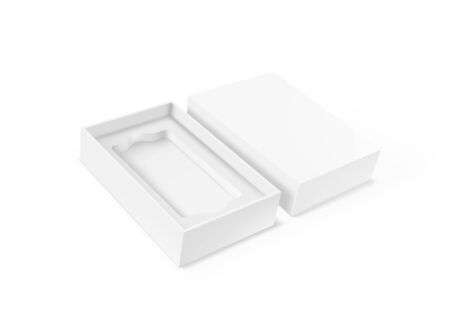 Blank Mobile Box Packaging For Branding Template. EPS10 Vectorのイラスト素材