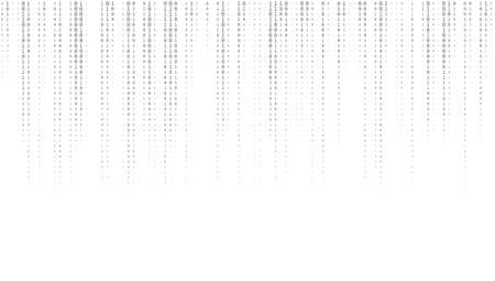 Sheet Of Binary Codes Listing Seamless Pattern Background Texture.  Vectorのイラスト素材