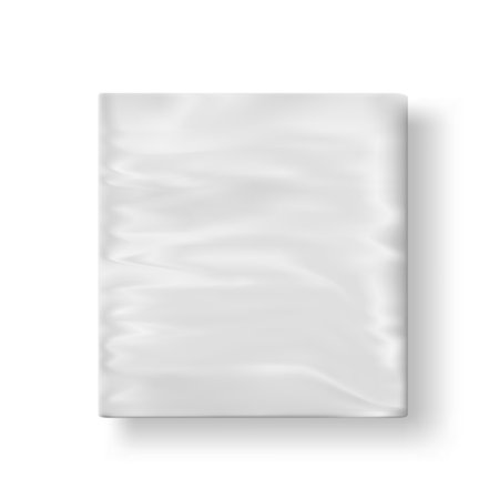 A Pack Of Realistic Pocket Paper Napkins. Tissues Package. EPS10 Vectorのイラスト素材