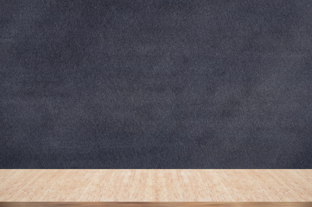 Chalkboard with black surface, Abstract chalk rubbed out on blackboard for background, Texture for add text or graphic design, Education office or school concepts.の写真素材