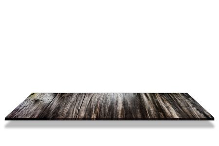 Shelf storage wood exquisite, isolated on white background, used for organizer display  or montage your products.の写真素材