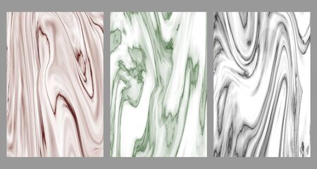 Collection marble patterned texture background, Abstract detailed structure of marble, Can be used for creating a marble surface effect to your designs or images for all decorative stones and interior. (Clipping path included)の写真素材