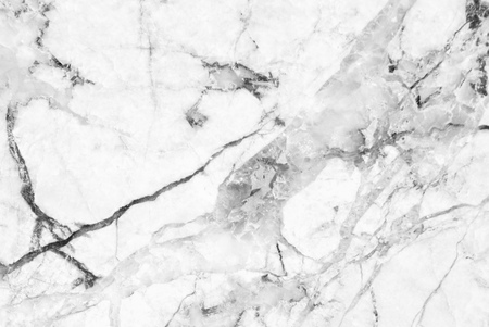 White marble texture with natural pattern for background or design art work, Detailed of real genuine marble from nature.の写真素材
