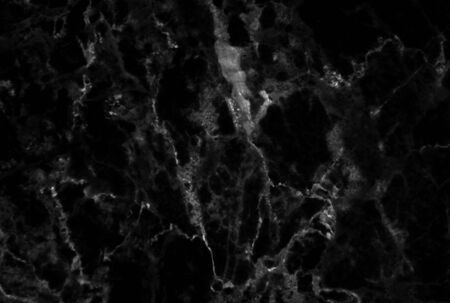 Black marble texture with lots of contrasting veining (Natural pattern for backdrop or background, Can also be used create surface effect to architectural slab, ceramic floor and wall tiles)の写真素材