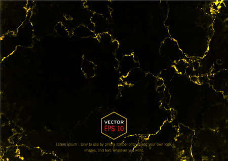 Black and gold marble texture, Vector pattern background, Trendy template inspiration for your design product, Easy to use by print a special offer or add your own logo, images, and text , whatever you want.のイラスト素材