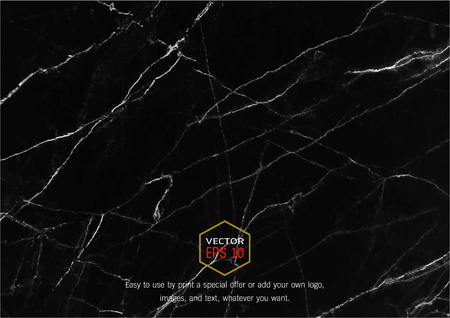 Abstract black marble texture, Vector pattern background, Trendy template inspiration for your design, Easy to use by print a special offer or add your own logo, images, and text , whatever you want.のイラスト素材