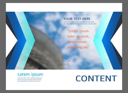 Presentation layout design for business cover page template, Abstract vector modern background to brochure, annual report, flyer, magazine, poster, corporate presentation, portfolio, banner, website.のイラスト素材