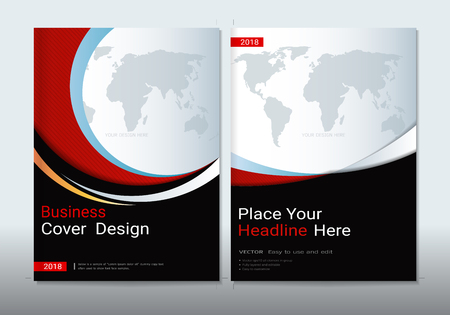 Covers design with space for photo background, Can be adapt to annual report, brochure, flyer, leaflet, fact sheet, sale kit, catalog, magazine, booklet, portfolio, poster, Vector template in A4 size.のイラスト素材