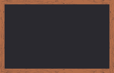 Chalk vector rubbed out on blackboard with wooden frame. Texture for add text or graphic design. Education office or school concepts.のイラスト素材