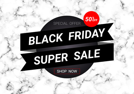Black Friday sale inscription design template, Concept of advertising for seasonal offer with abstract background, It's fully layered and editable, Easy to customize it to fit your needs.のイラスト素材